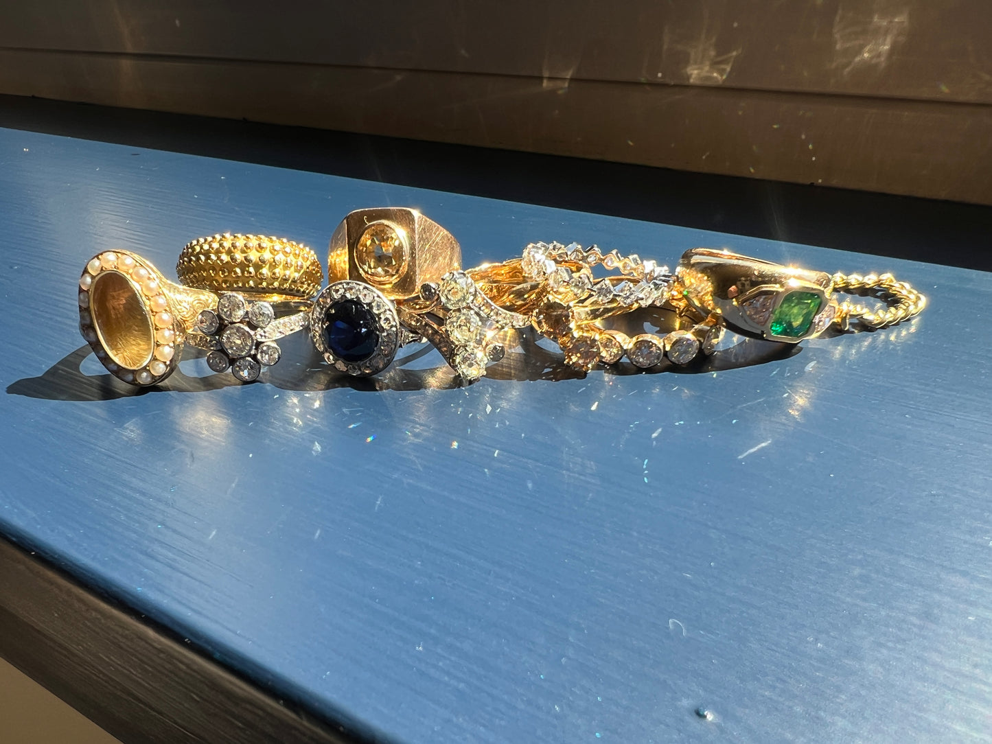 FLORAL Embossed Angled Scrolled Victorian French ANTIQUE Hallmark Wedding Band 18k Gold Solid Eternity Ring Engraved Stacker