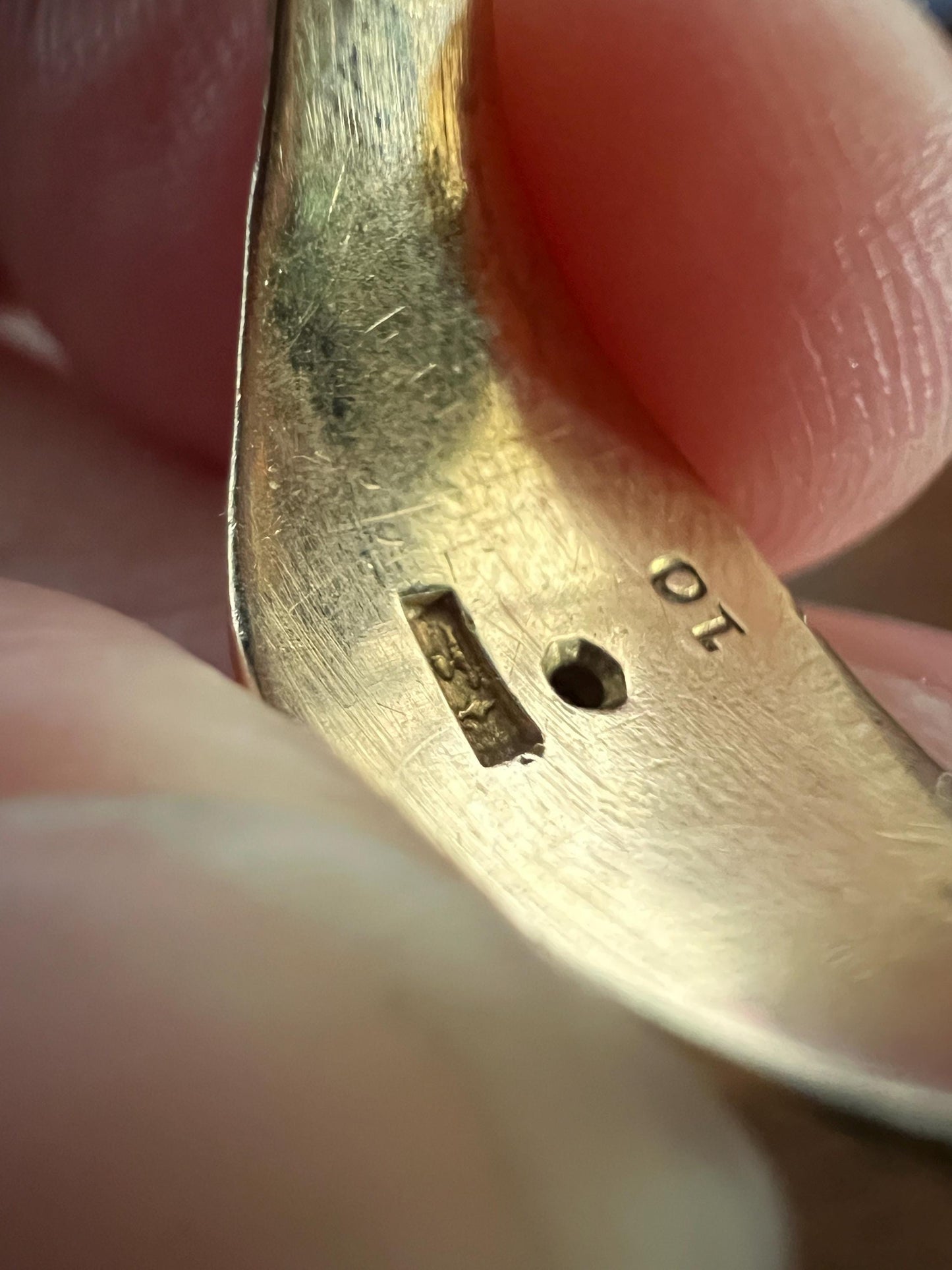 Figural FLOWER Old Mine Cut Diamond Ring Antique VICTORIAN 14k Gold Engraved Floral Glowing Band Stacker Romantic Gift Love Token OmC Signet