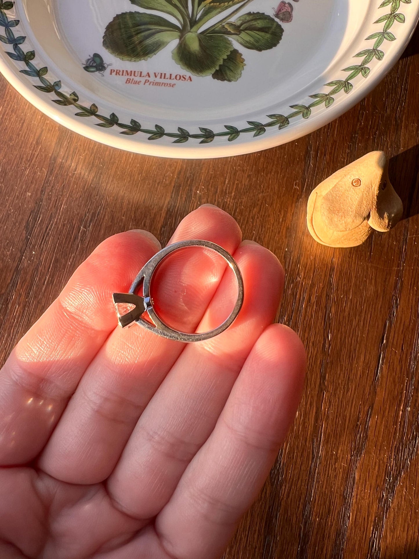 Chunky Antique 1.1 CARAT Eye CLEAN Old European Cut DIAMOND Square Setting Solitaire Engagement Ring 18k White Gold 1.1ct OeC Stacker Gift