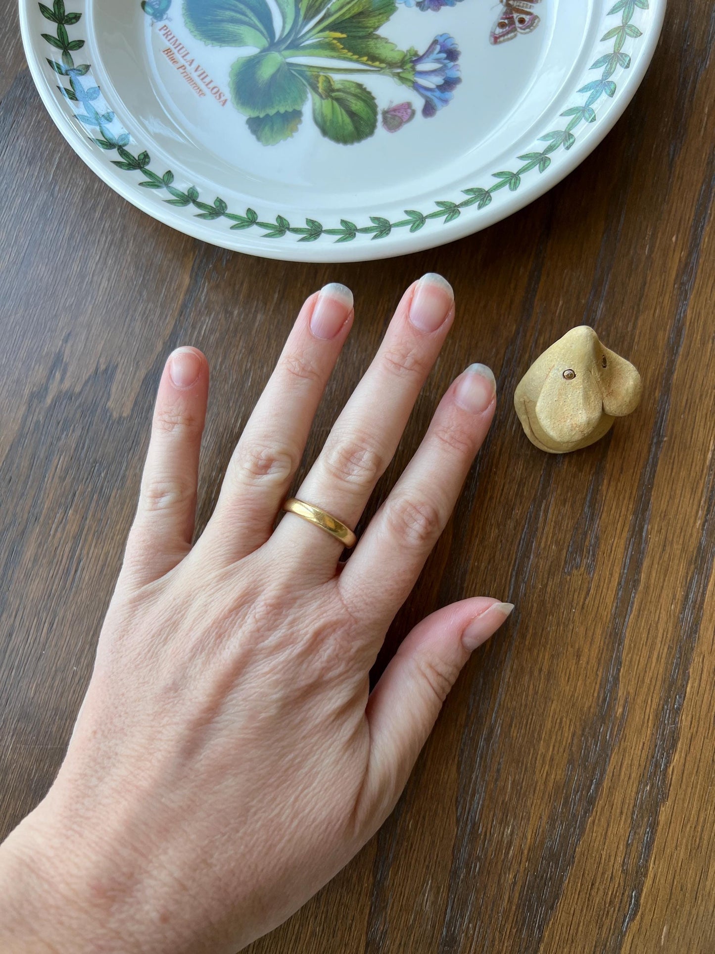 DATED April 29 1909 Edwardian Antique 18k Gold Chunky Wedding Ring Wide Band Hand Engraved Stacker Love Romantic Gift Pair? Available