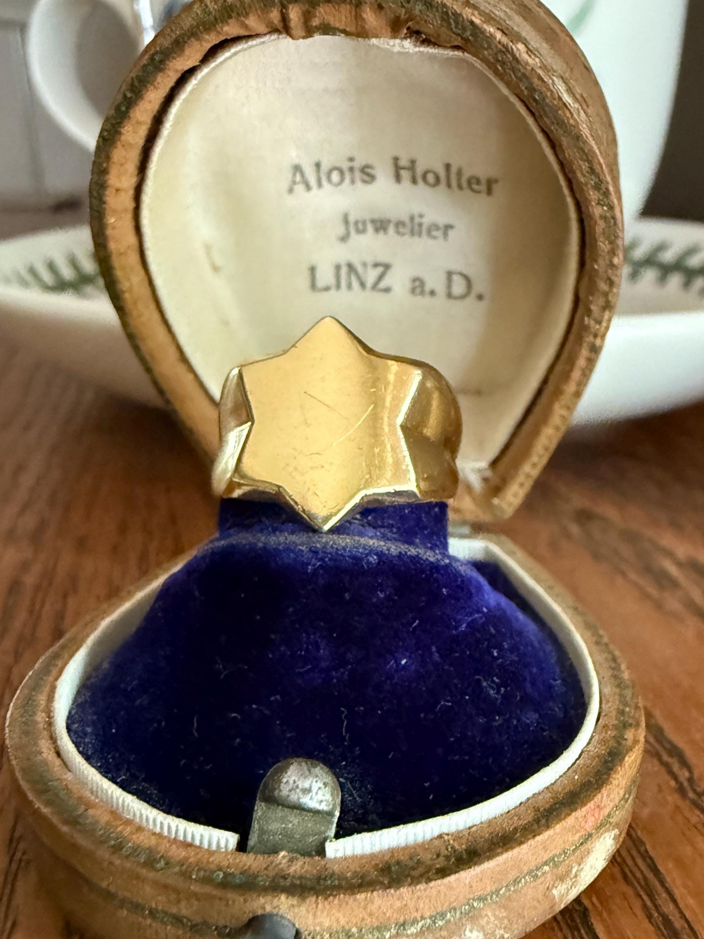 STAR Figural Signet 6.2g 18k Gold Ready to Engrave! Chunky Celestial Rad Pinky Ring Ringstack Shape Unique Gift