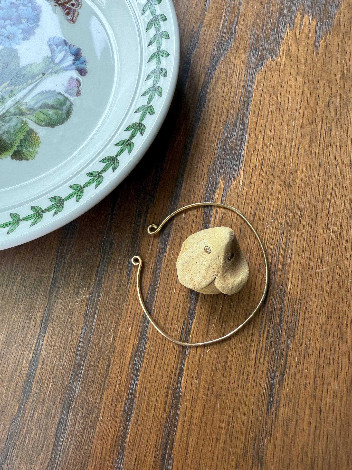 Vintage 14k Gold Wire Solid Tension Cuff Bangle Adjustable Arm Bicep Wrist Bracelet French Minimalist Wriststack Charm Holder Line Stacker