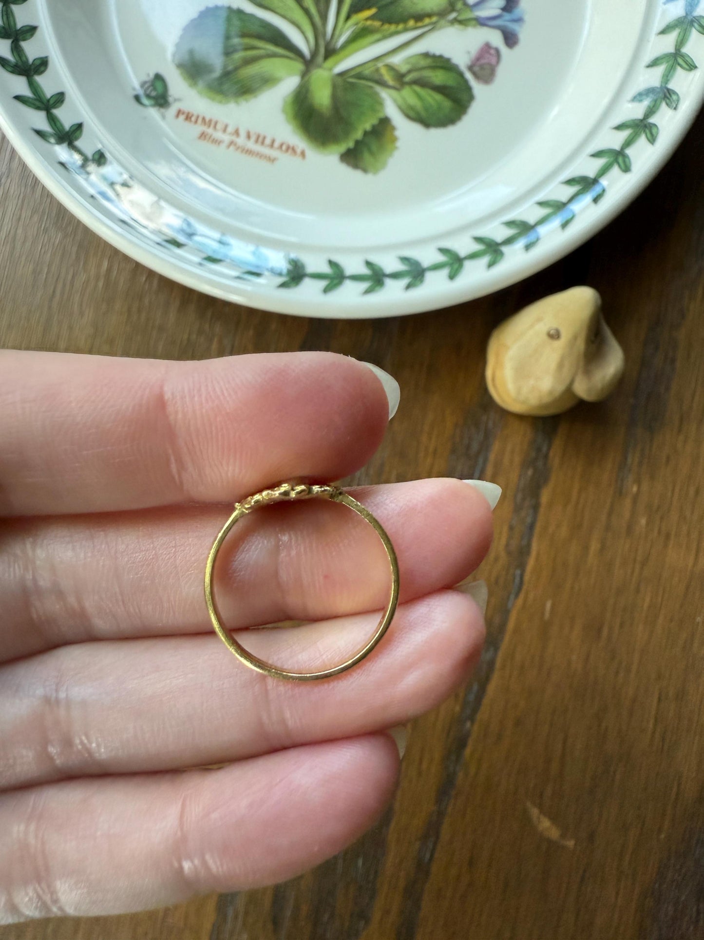 FORGET Me NOT Garland Halo French Figural Floral Antique Ring 18k Gold Belle Epoque Art Nouveau Pearl Ringstack Ornate Lifelike Love Gift
