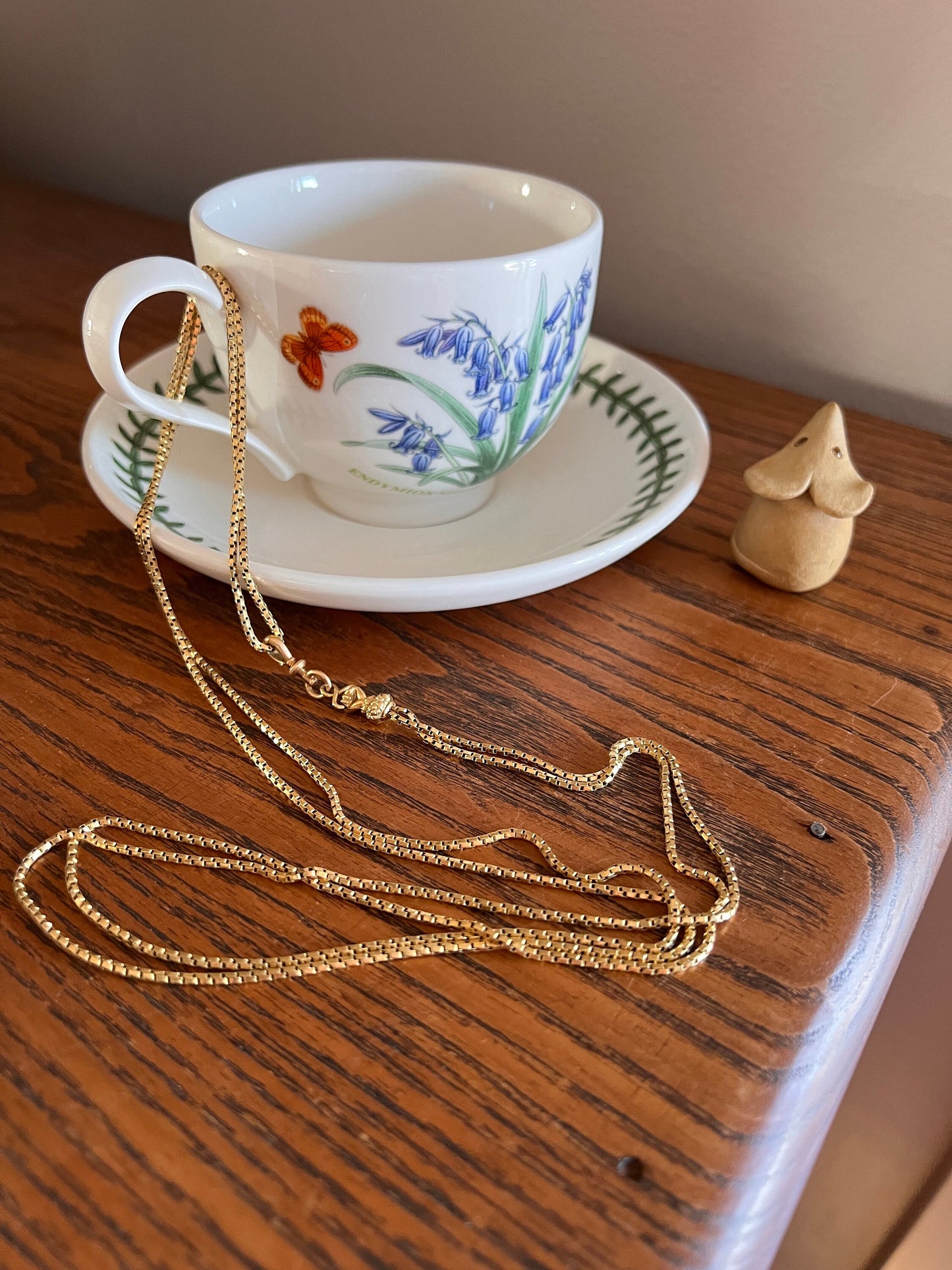 FIST French Antique VICTORIAN Necklace Pendant Holder 23g 18k Gold Figural Box Chain Hand Figa Dog Clip Screw Bolt Neckmess Neckstack
