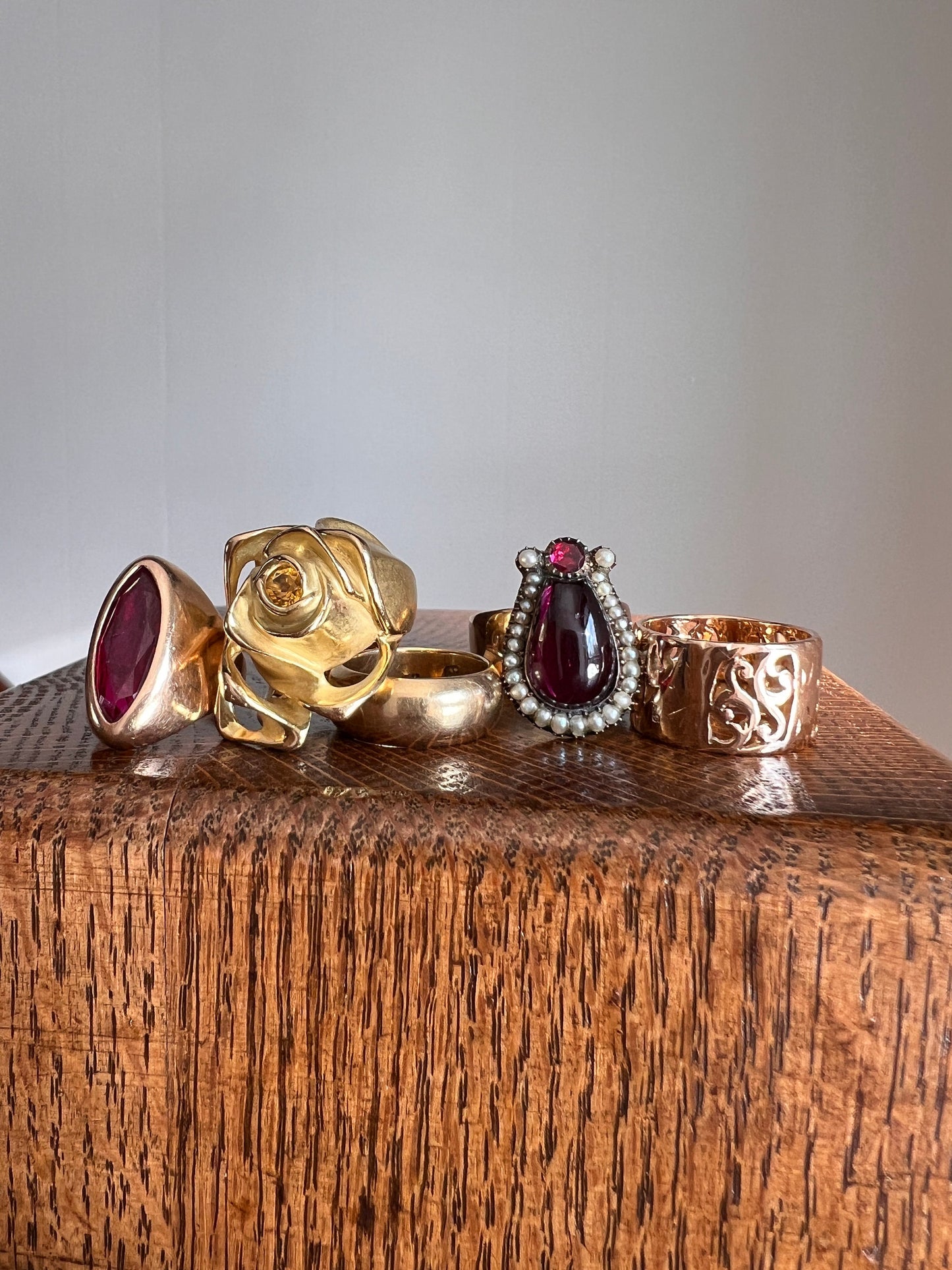 Heavy 10.5g Antique DATED 1867 Chunky 7.4mm Wide Band VICTORIAN Ring 18k Gold Solid Engraved Wedding Stacker Domed Statement A+ Quality Rare