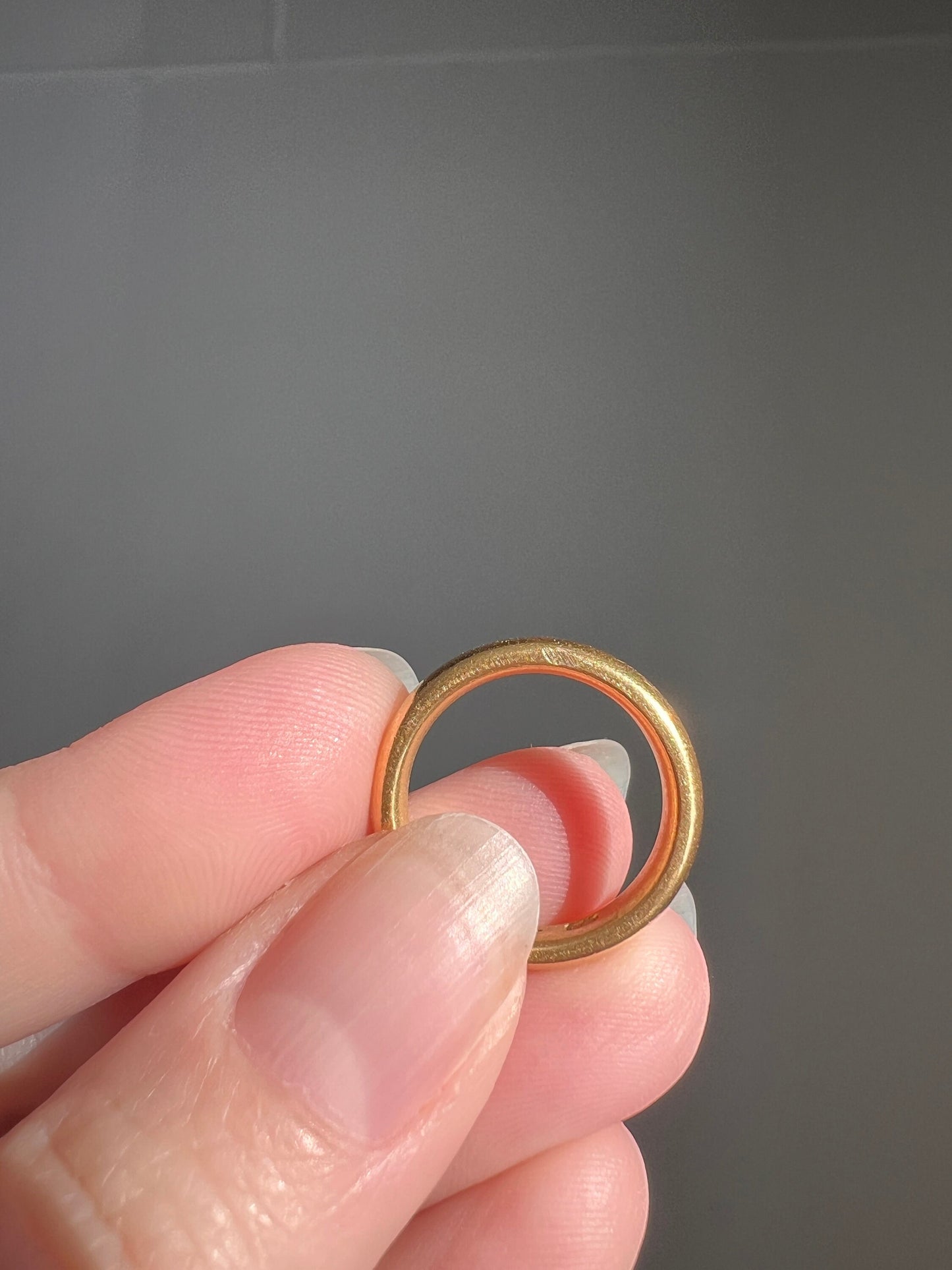 Chunky ANTIQUE TIFFANY & Co. Wedding Band 6.4g 22k Gold Ring Sturdy Donut Wide Romantic Gift Bridal Something Old Rare Buttery Glow Comfort
