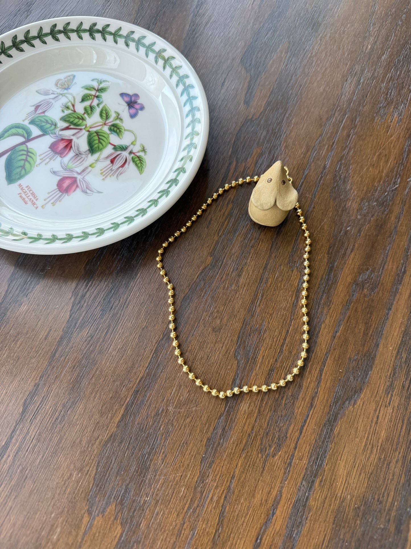 Antique Gold Filled Bead & Bar Necklace Chain #2 Uniform Size 15.75" 13.7g Choker