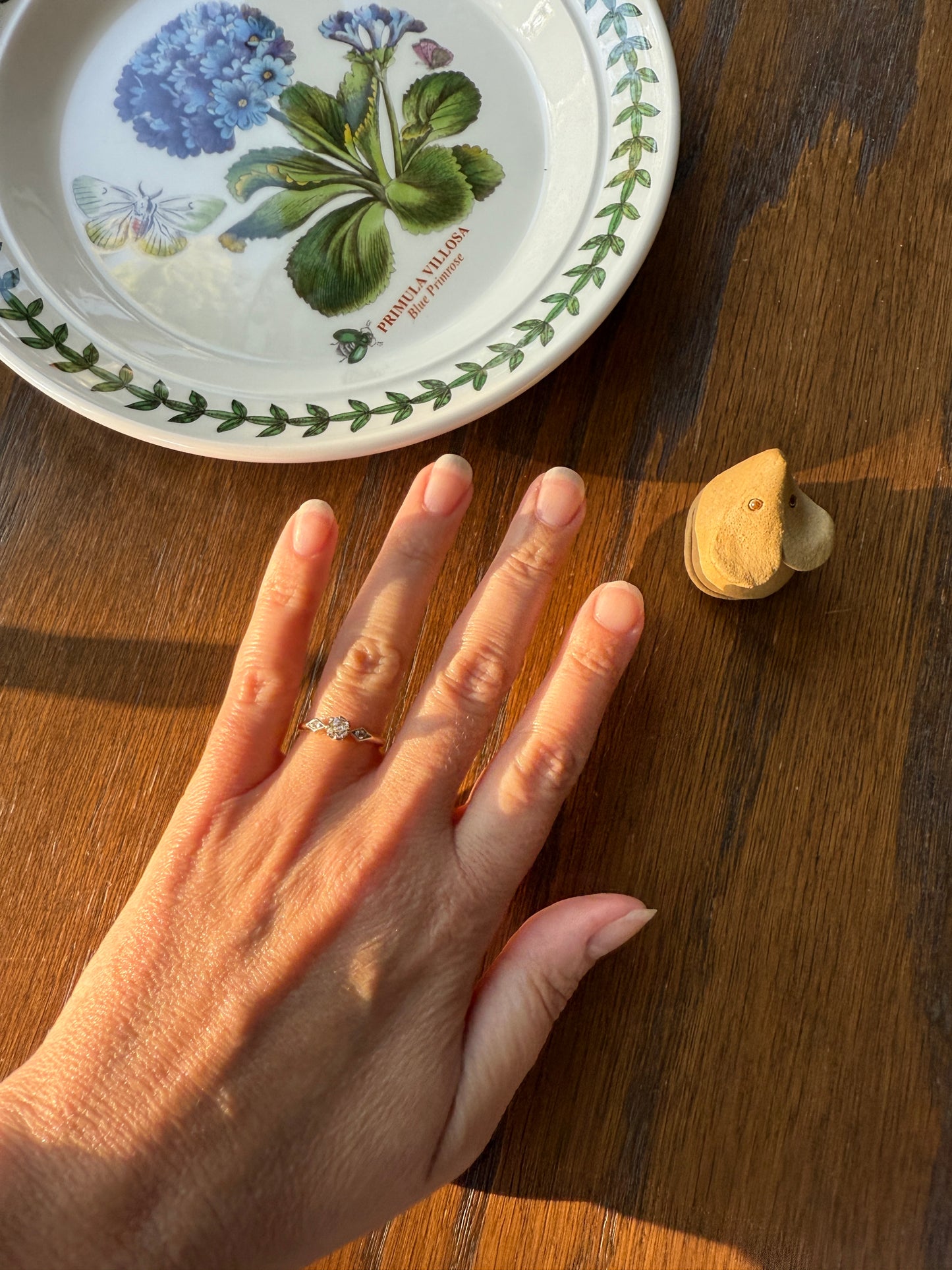 Classic Antique .3 Carat Old Mine Cut Diamond Solitaire & Accents 18k Gold French Victorian Engagement Ring Band