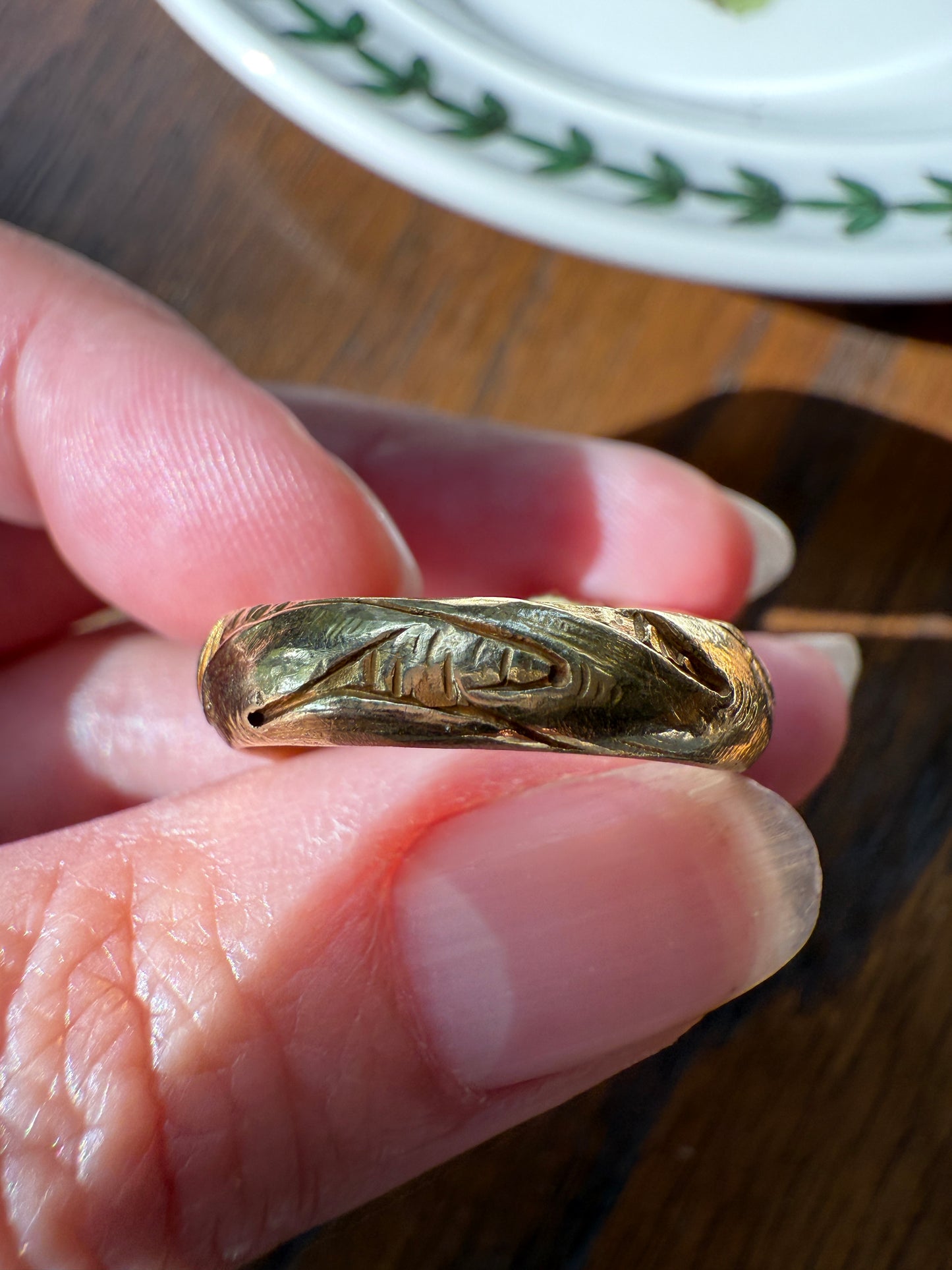 DRAGON Heavy Antique 1 Carat Old European Cut Diamond Figural Ring 12.6g 18k Gold Solid Gargoyle Chimera Belle Epoque Art Nouveau Unisex OEC
