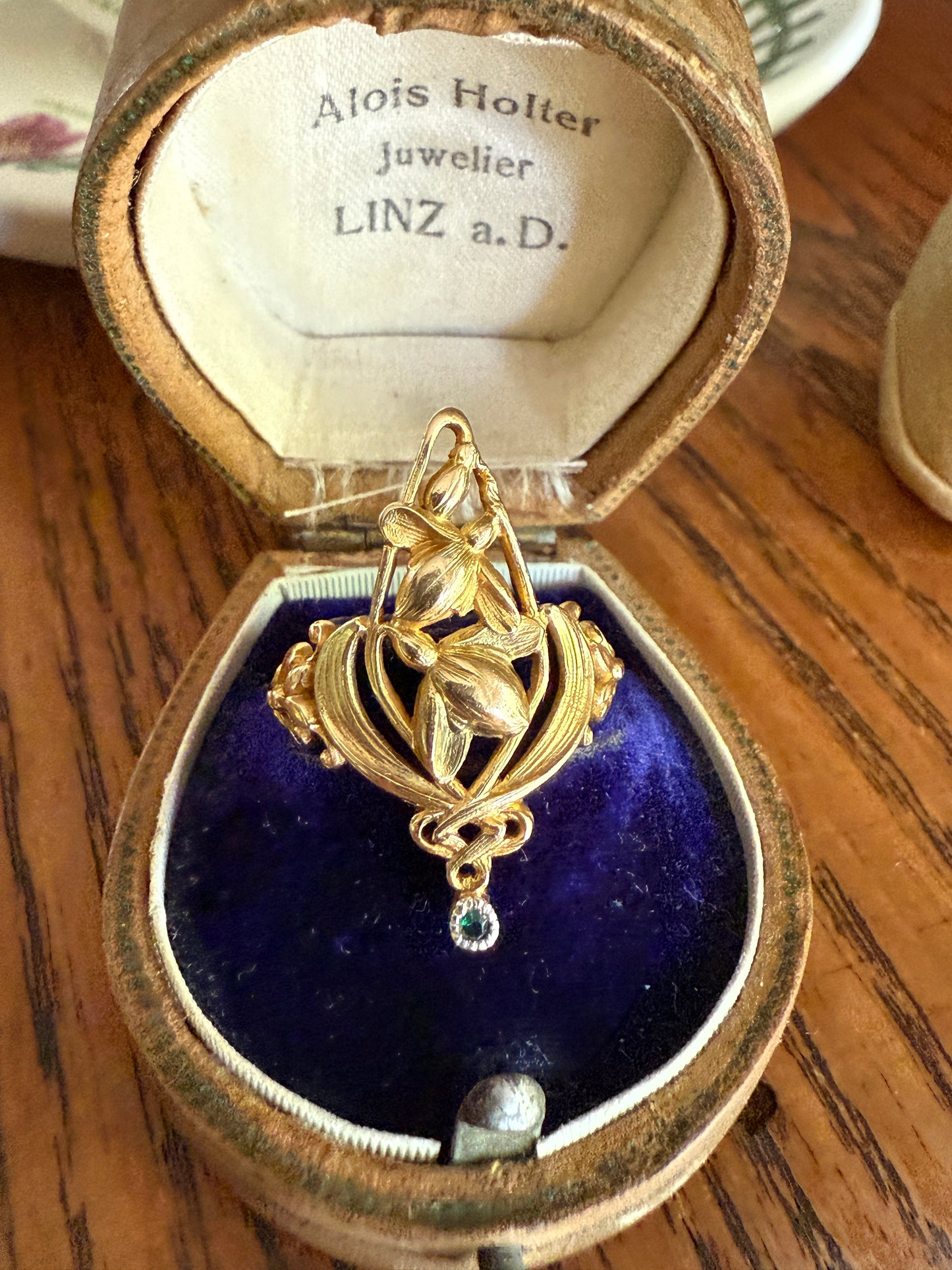 Delicious Floral French Art NOUVEAU Antique Belle Epoque Rose SWIRL Whiplash 18k Gold Ring Large 1.1"