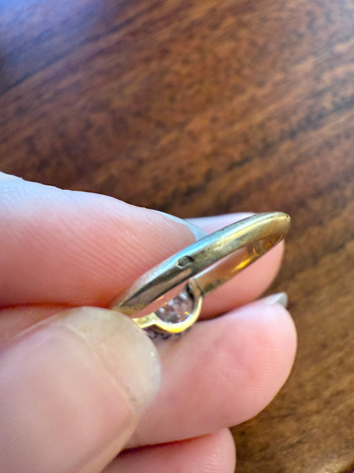 Antique Eye Clean Two Carat Warm Natural Old Mine Cut DiAMOND Solitaire Ring French 18k GOLD Engagement All Original Victorian Setting 2Ctw