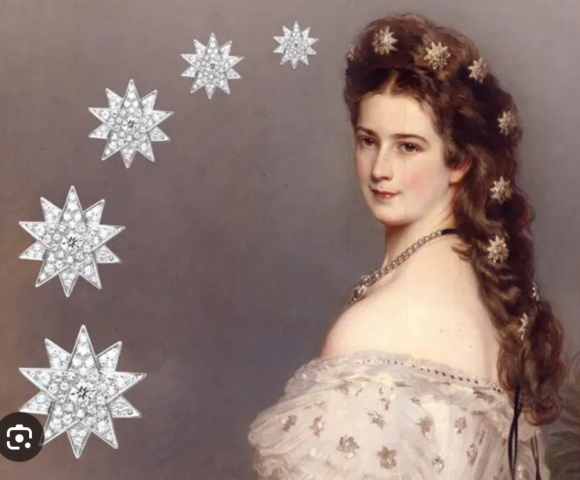 STAR Antique CONVERTIBLE Pendant Hair Pin Brooch BOXED 1 1/4 Carat Old Mine Cut Diamond Cluster 14k Gold Silver Victorian Gift Bridal 1.25Ct