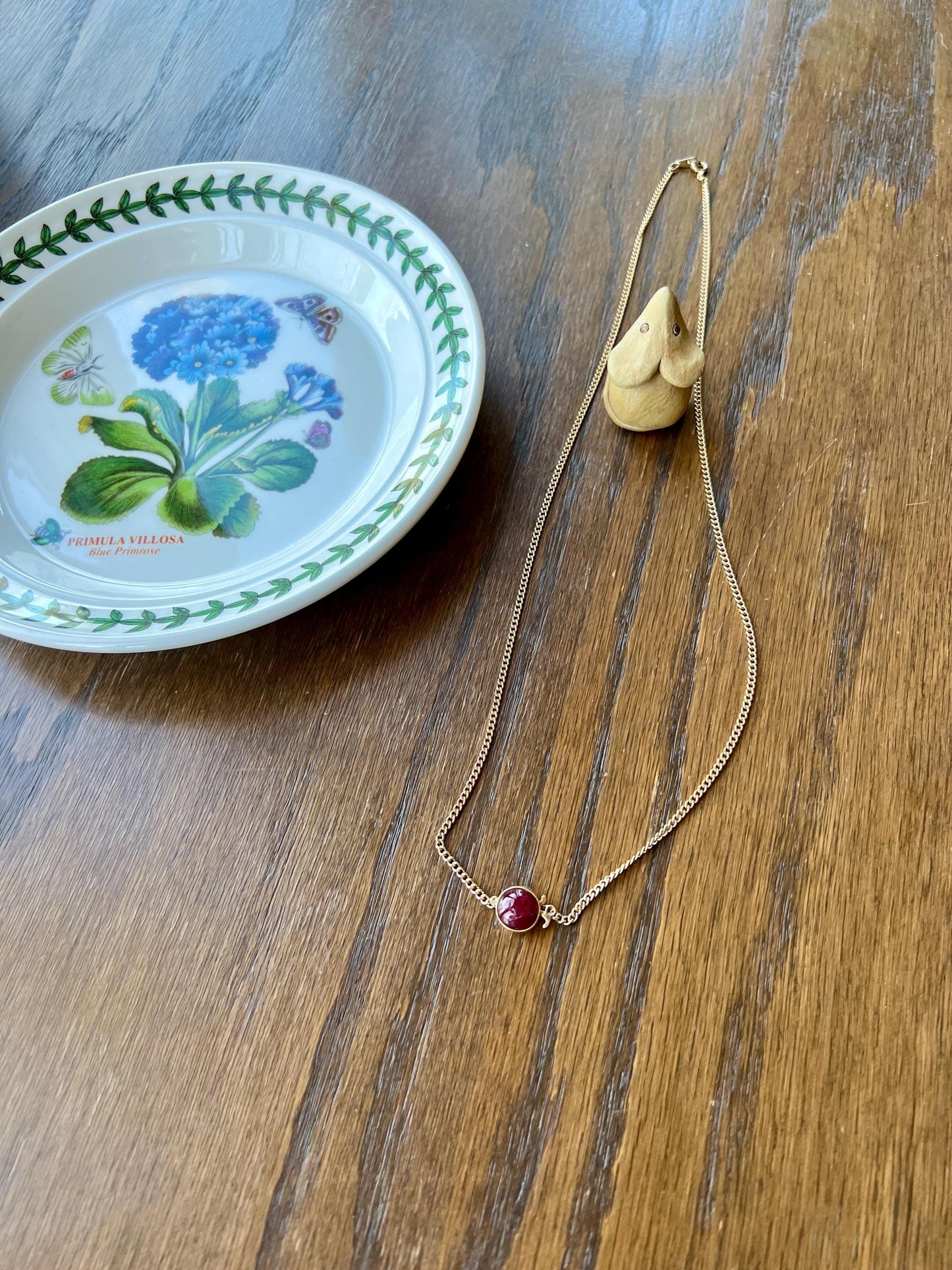 Antique Ornate Natural RUBY Pink Red Gemset CLASP Pendant 14k Gold Connector Extender Parts Findings Edwardian Glossy Orb