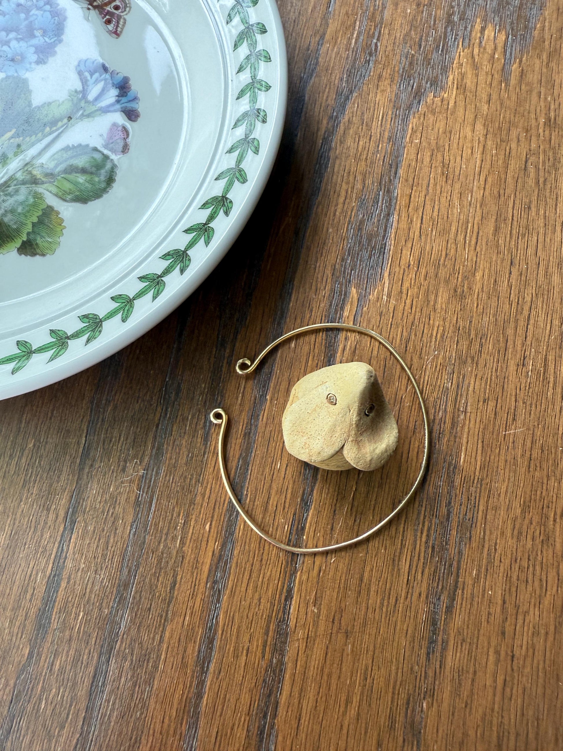 Vintage 14k Gold Wire Solid Tension Cuff Bangle Adjustable Arm Bicep Wrist Bracelet French Minimalist Wriststack Charm Holder Line Stacker