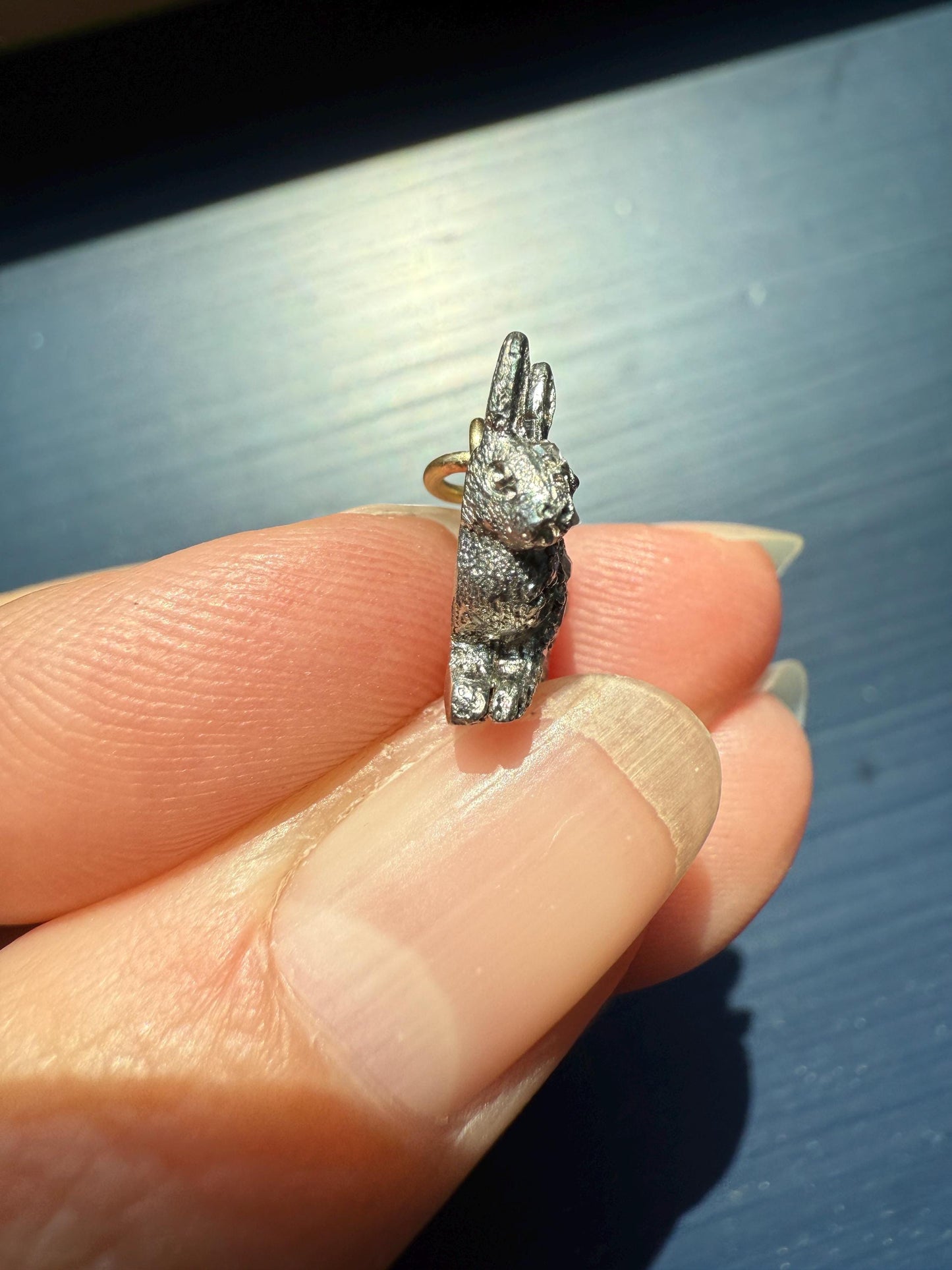 The Little Bun Bun BUNNY Rose Cut Diamond Encrusted ANTIQUE Figural Rabbit Pendant Platinum 18k & 14k Gold 3D Pink Ruby Eye Animal Jewelry