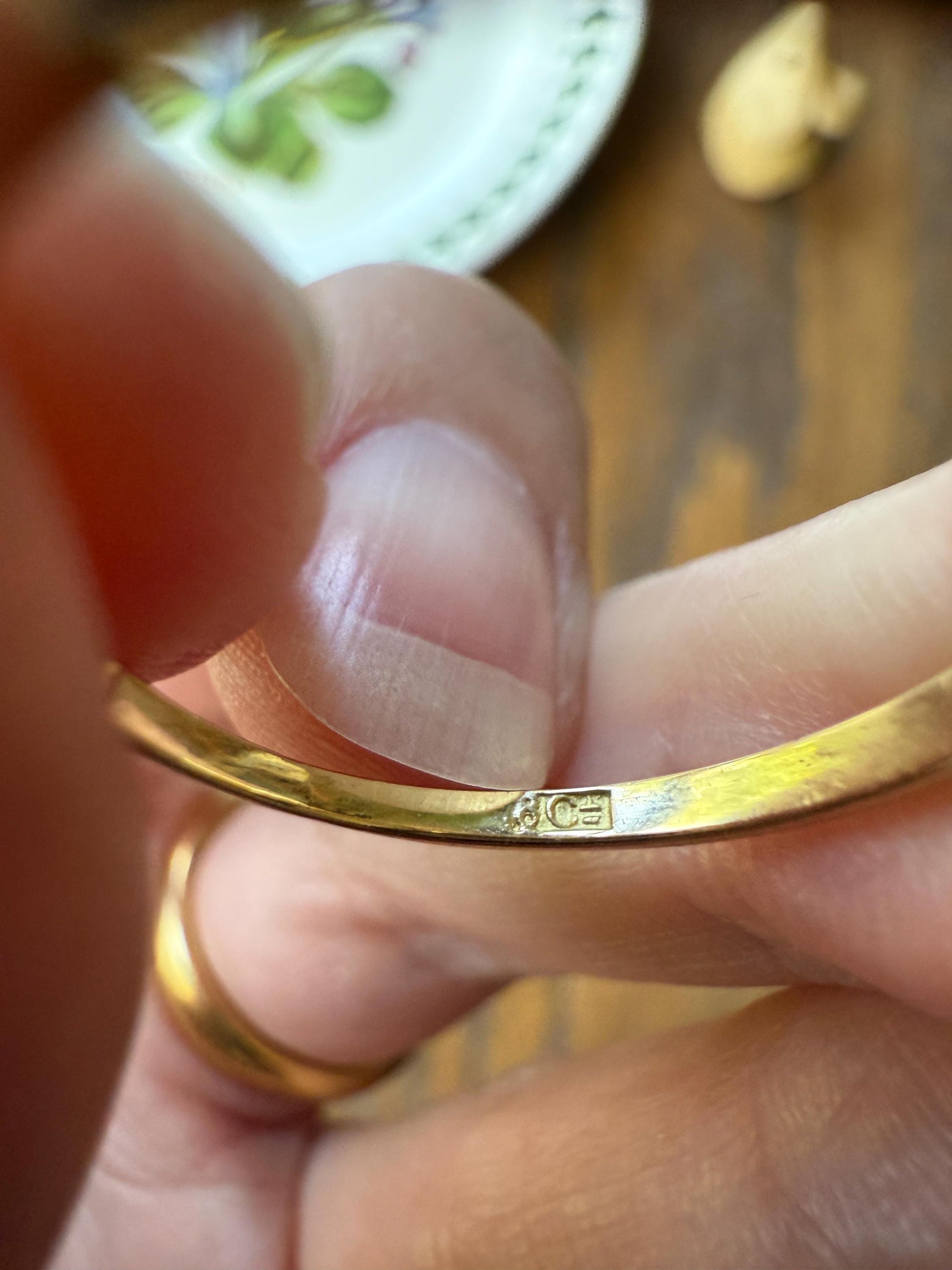 SPECIAL 3.1 Carat Antique FANCY YELLOW Old Mine Cut Diamond Three Stone Ring Gemset Prong Spacers 18k Gold Rare Chunky Band Canary 3.1Ct OmC
