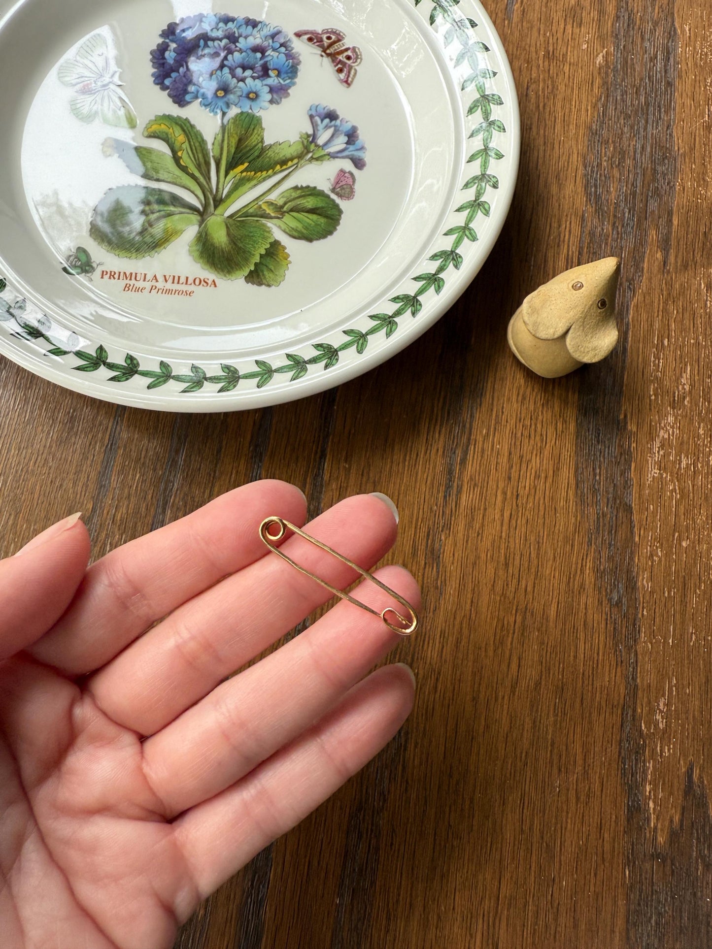 Antique c1923 Safety Pin Brooch Figural 18k Gold Bar Pendant Charm Holder Art Deco Extender Connector Parts Neckmess Neckstack Useful Gift