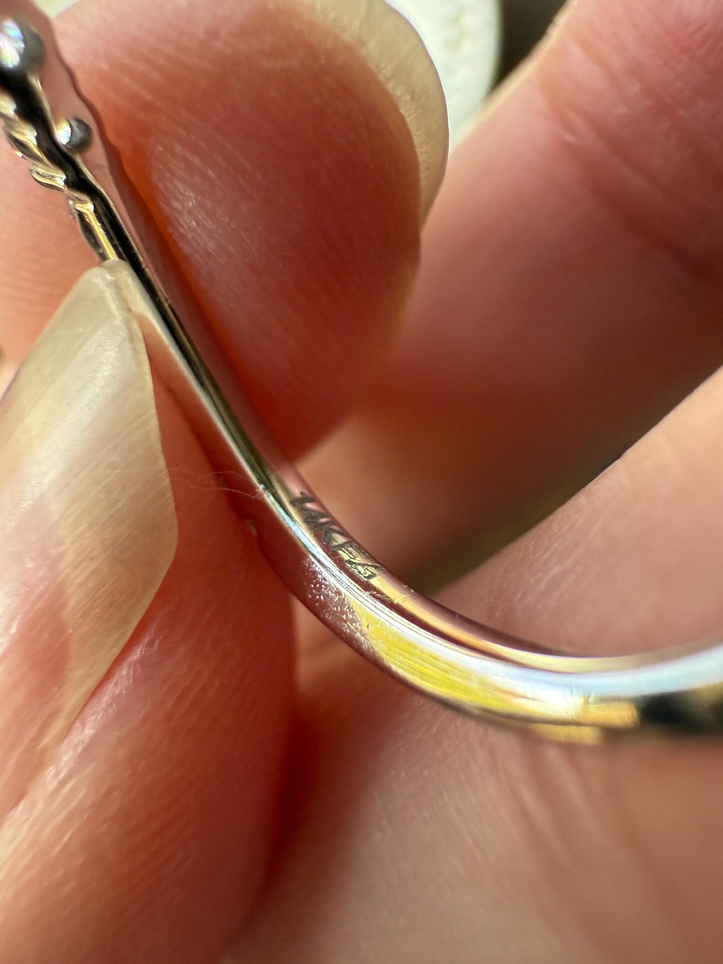 Vintage CHEVRON V Ring Graduated Brilliant Cut Diamonds Band 14k White Gold Ring Ultimate Stacker Crown Half Hoop Ringstack Unique Gift