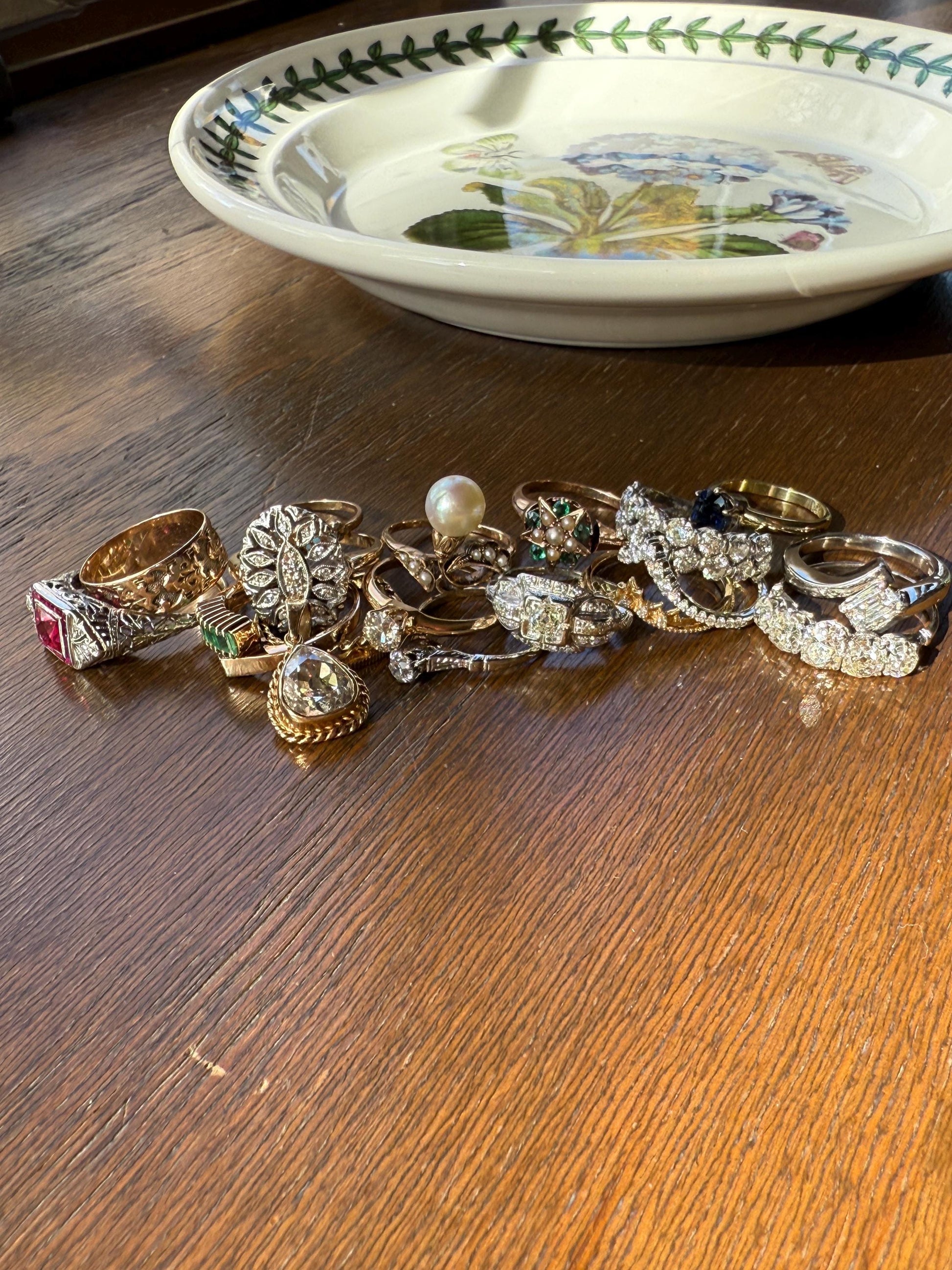 Ostby Barton Victorian Wedding Ring 6.7mm Wide Cigar Band Antique 10k Gold Solid Eternity Stacker Romantic Gift Swirl Titanic