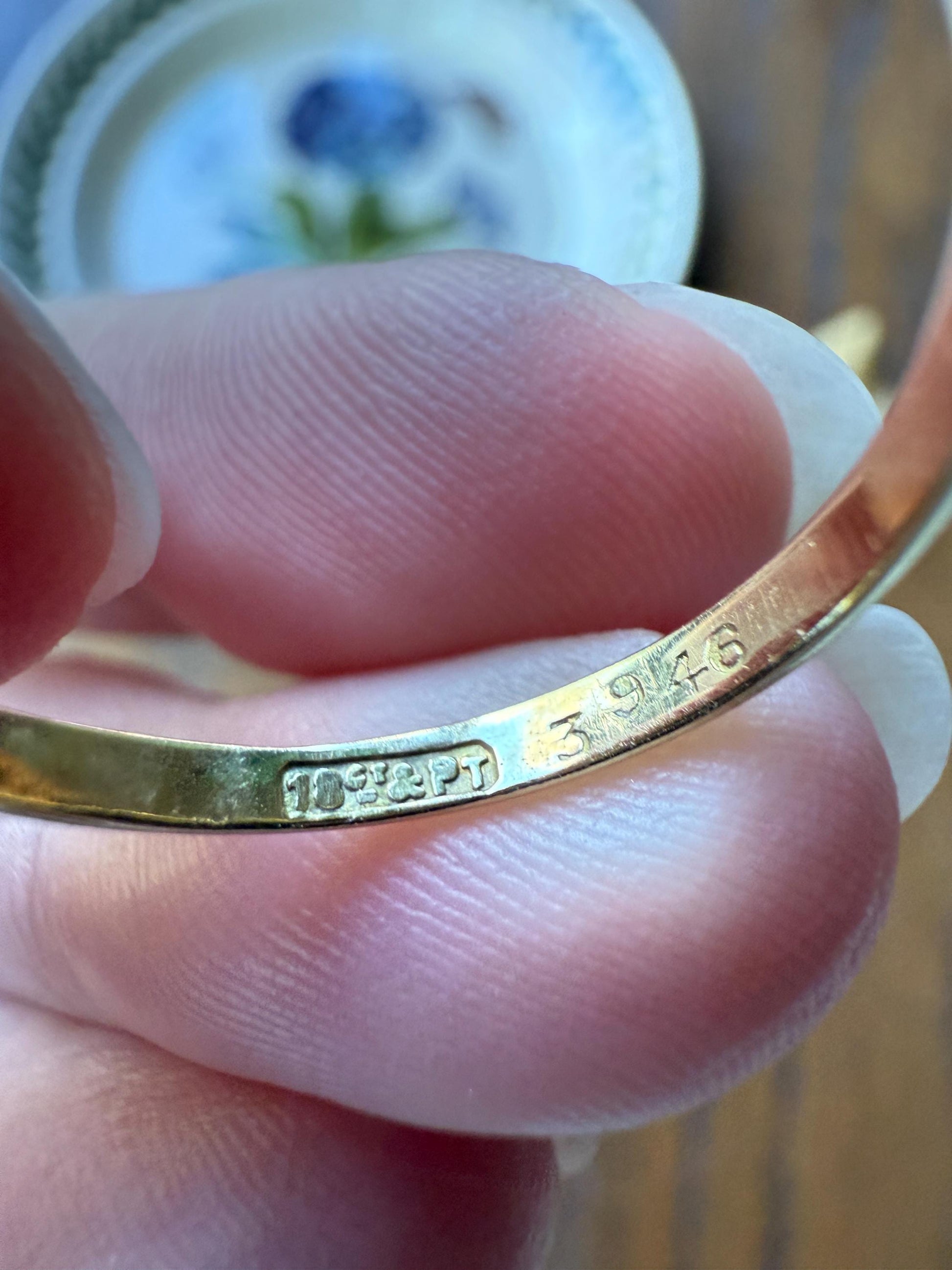 Art Deco Vintage to Antique .8 Carat Transitional Cut DIAMOND Solitaire 18k Gold Platinum Ring Engagement Stacker Crown Prong Romantic Gift