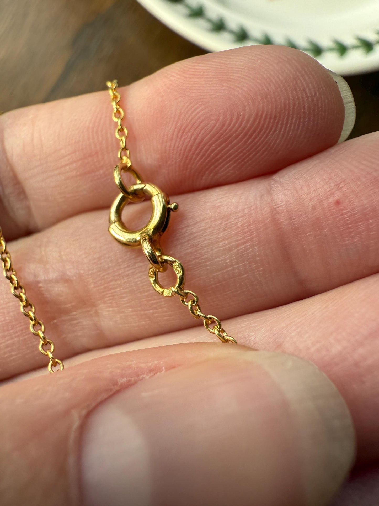 DAISY Garland Figural Chain French Art Nouveau Antique 8g 18k Gold Bow Necklace Drapery Collar Pendants Figural Floral Belle Epoque