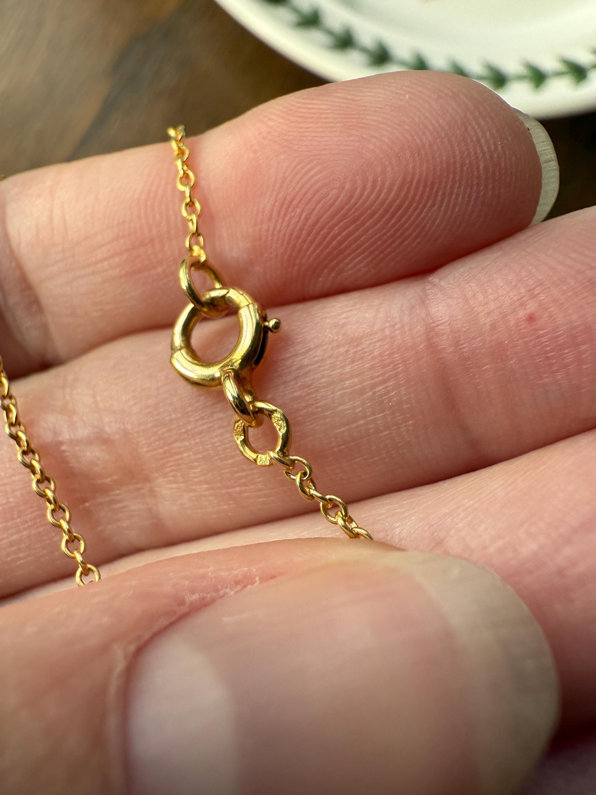 DAISY Garland Figural Chain French Art Nouveau Antique 8g 18k Gold Bow Necklace Drapery Collar Pendants Figural Floral Belle Epoque