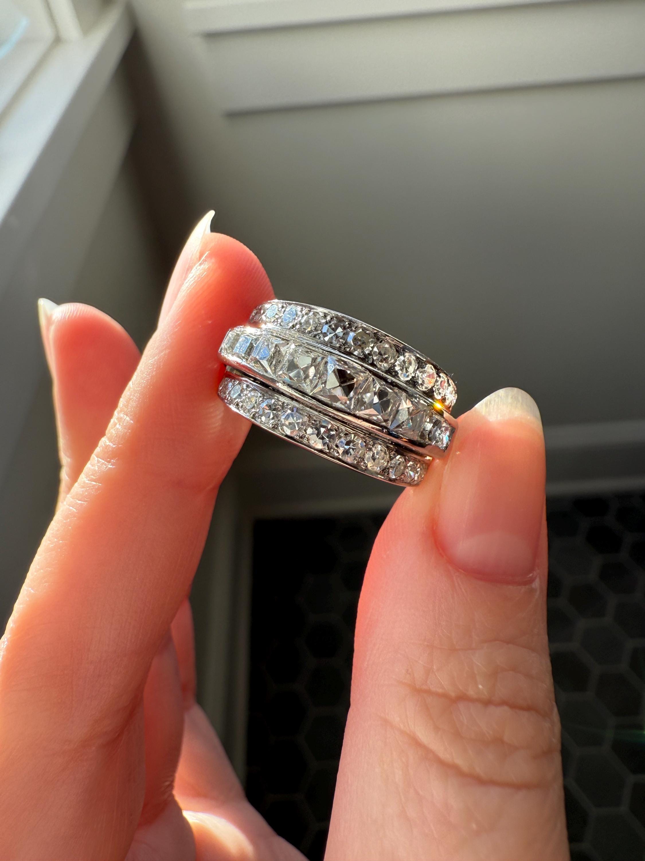 Chunky Vintage 2.3 Carat Old French Cut & Single Cut DIAMOND