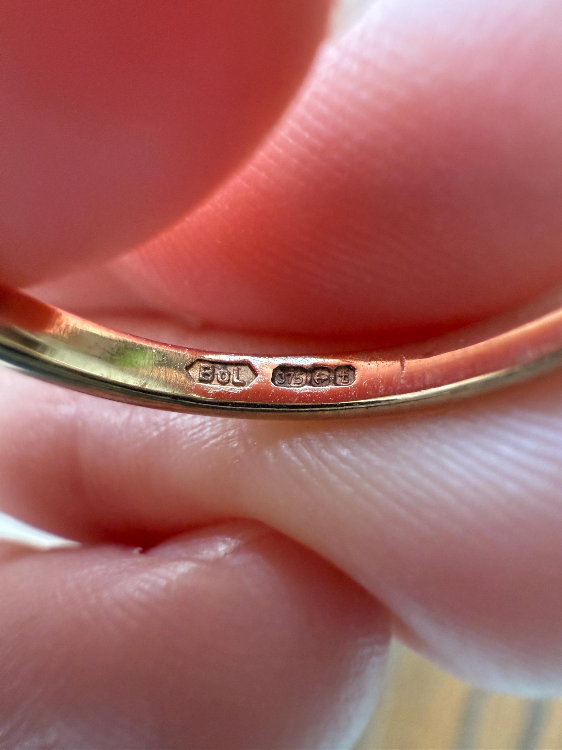 A Mouse from Mouse's House Figural 9k Gold Solid Band Stacker Ring Victorian Style Animal Jewelry Personal Collection Release : )