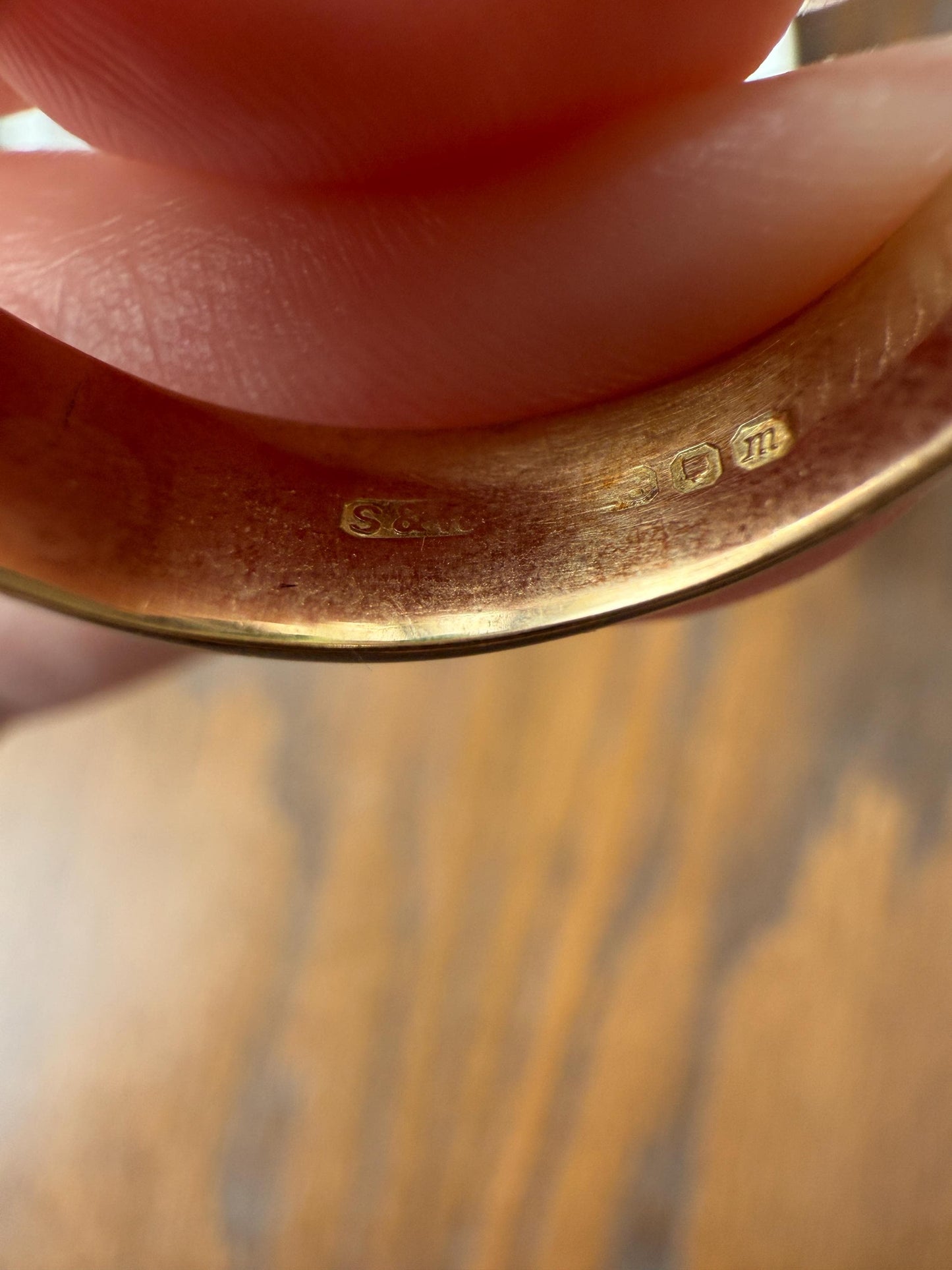 XL 2.5 Carats FIVE Stone Old Mine Cut DIAMOND Gypsy Ring Wide Band 18k Gold Solid Chunky Antique Edwardian Victorian Stacker OmC Man Unisex