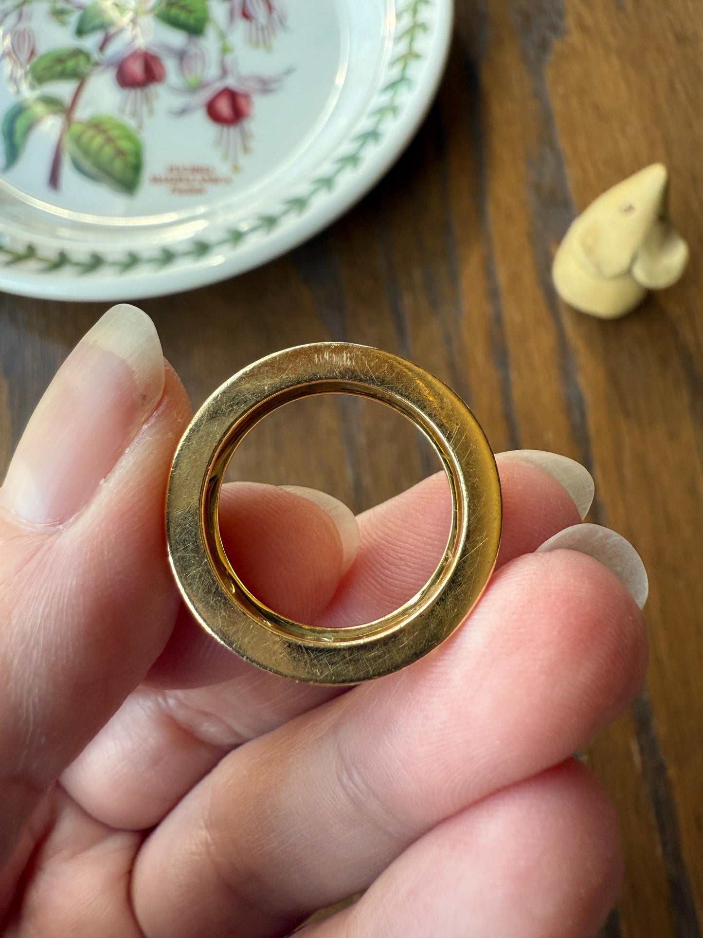French Vintage 2 Carats Nine Stone Band Chunky Half Hoop Ring Antique Old Mine Cut DIAMOND 8.9g 18k Gold Solid Stacker Heavy Cigar 2Ctw OMC