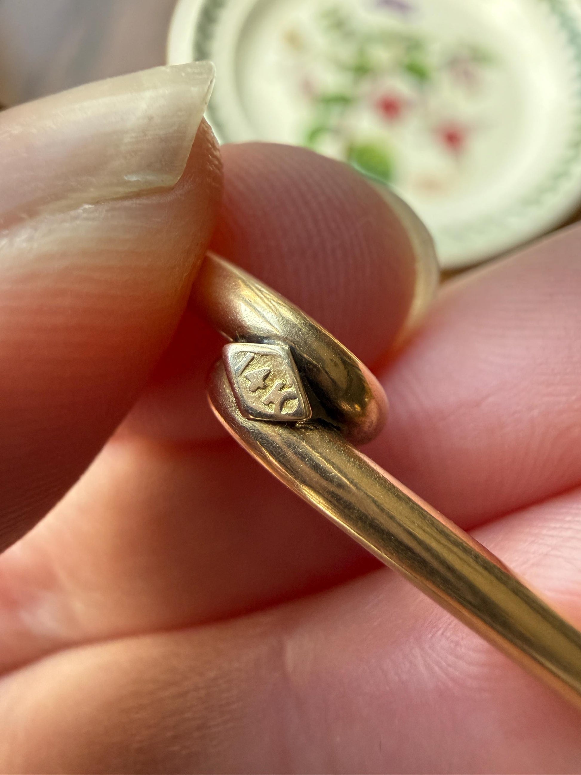 Original Antique SWIRL Curled T Bar Toggle Chunky PENDANT 4.6g 14k Gold Solid Salvaged Parts Findings Albert Watch Chain Neckmess Neckstack