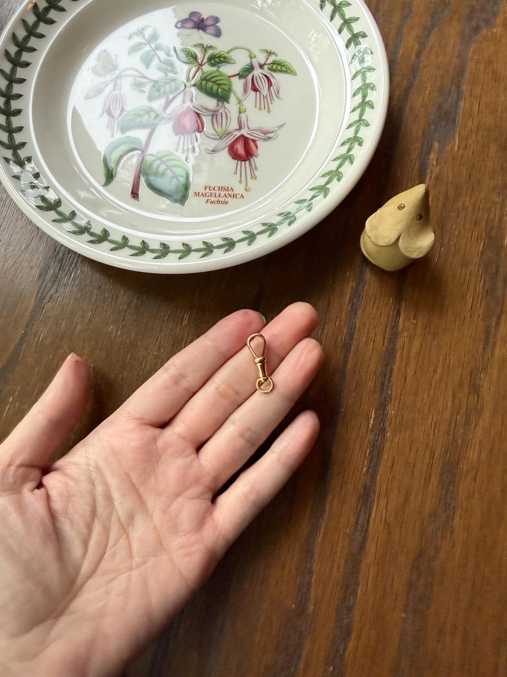FRENCH ANTIQUE 18k GOLD Solid 2g Victorian Dog Clip Clasp Pendant Holder Extender Connector Neckmess Neckstack Sturdy Parts