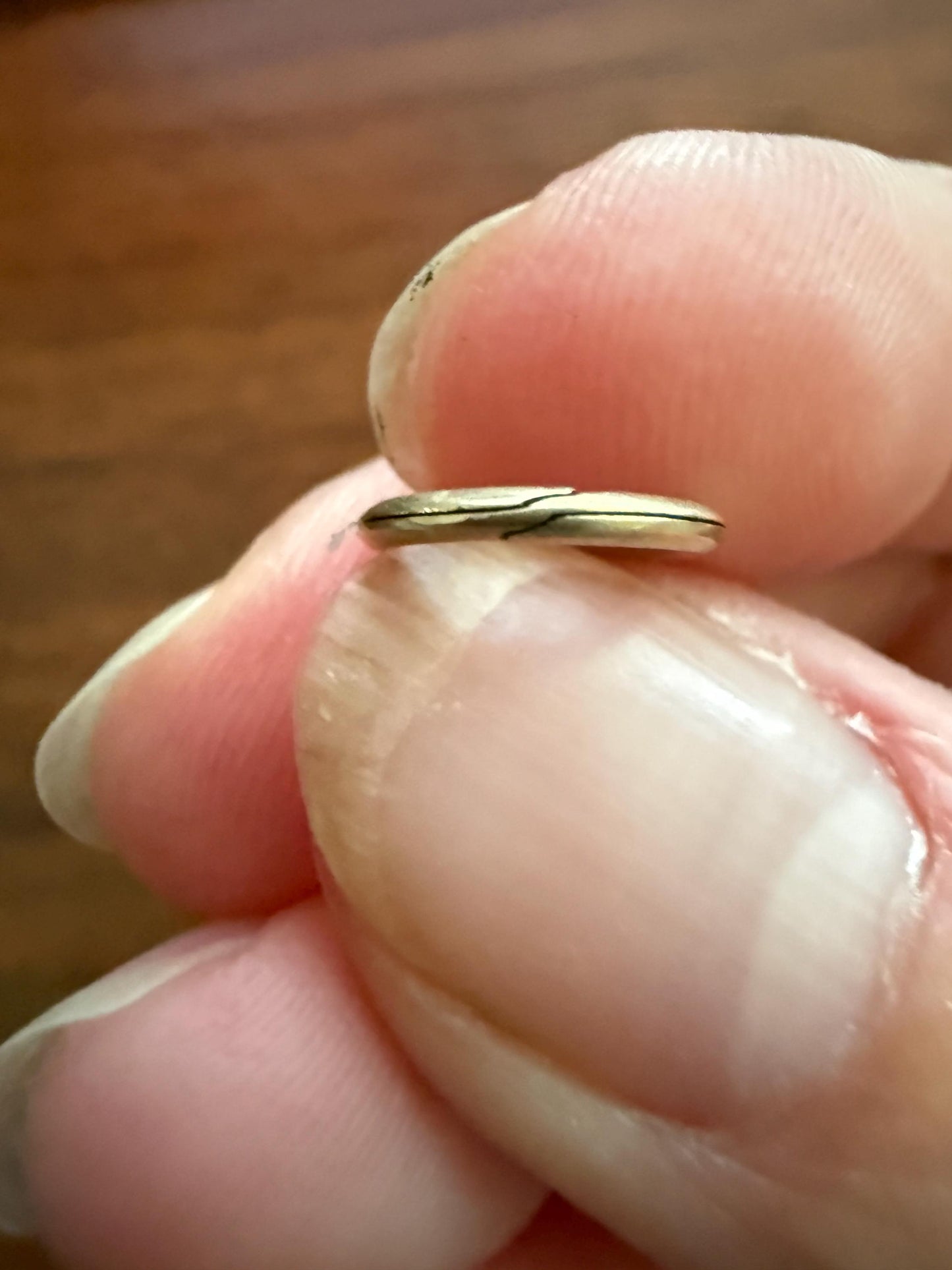 SPLIT Ring Pendant Holder Connector Antique 14k Gold Victorian Parts Findings Neckmess Neckstack