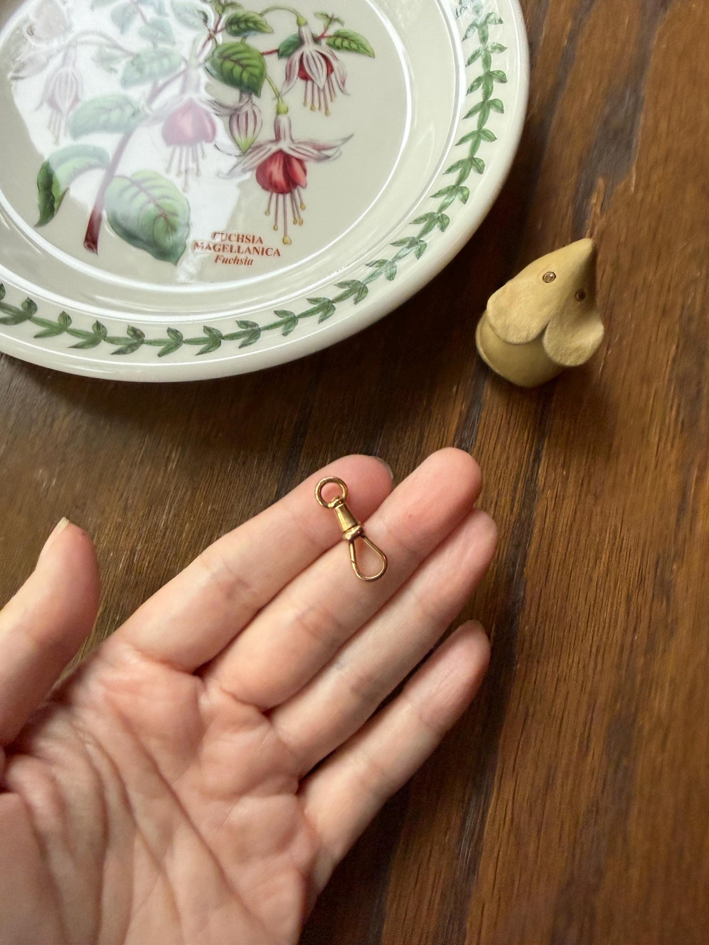 FRENCH ANTIQUE 18k GOLD Solid 2g Victorian Dog Clip Clasp Pendant Holder Extender Connector Neckmess Neckstack Sturdy Parts