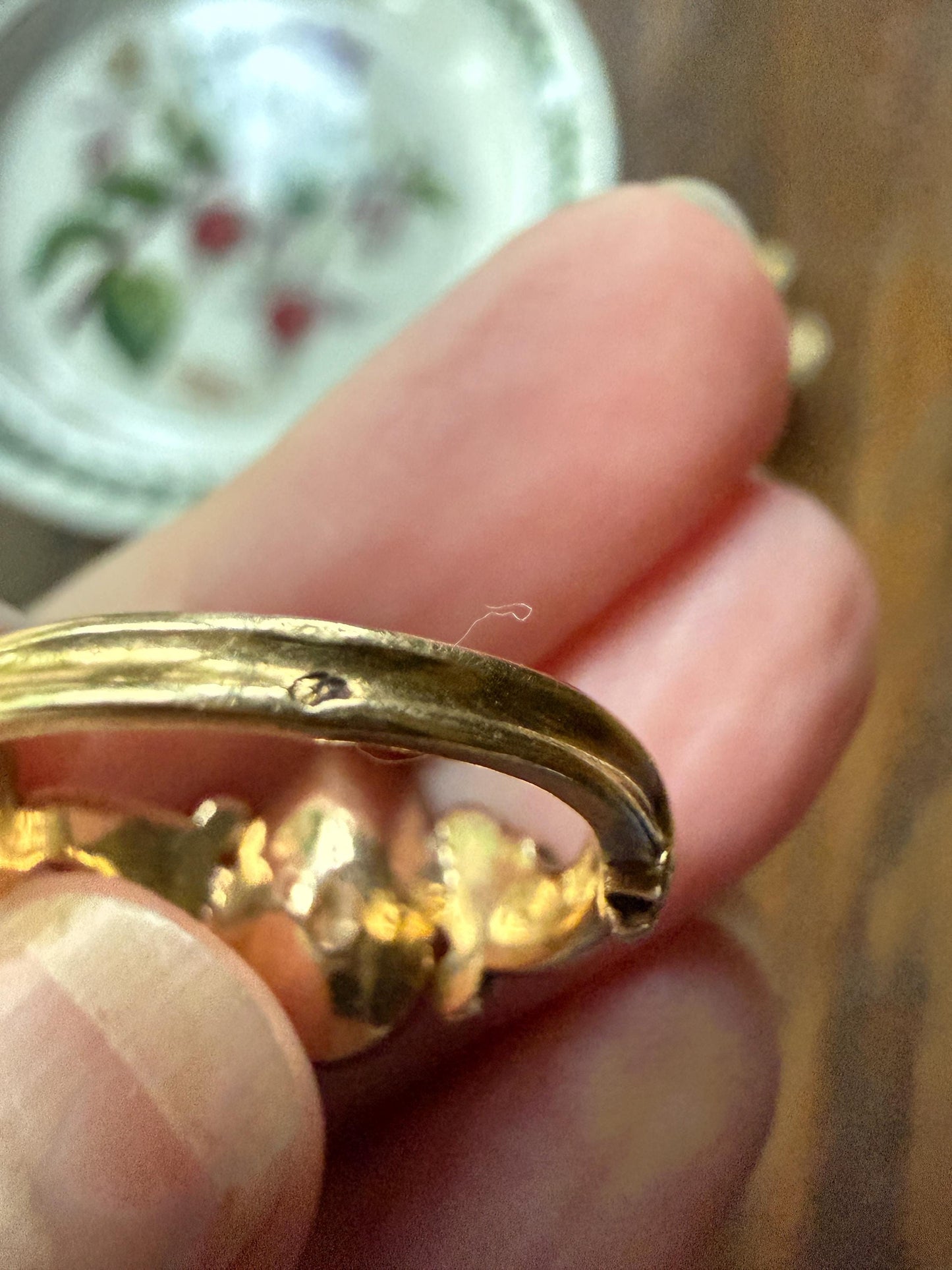 One of a Kind Antique Perpignan Garnet Pear Teardrop Solitaire Ring On Most Ornate Victorian Era Scrolled Band 18k Gold French Crimson Glow