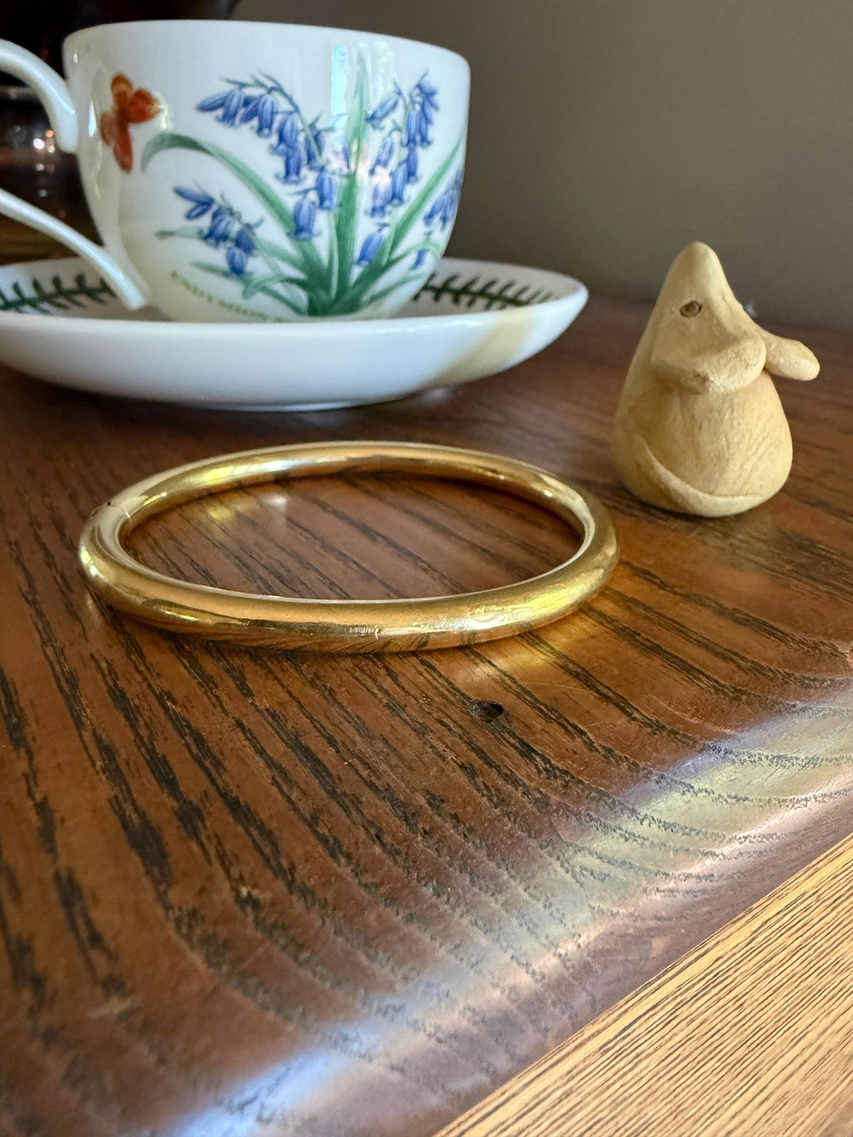 French Antique Period Hallmark Oval Donut Hinged Bangle Bracelet 17.4g 18k GOLD Solid Pipe Stacker Wriststack Staple Glowing Victorian