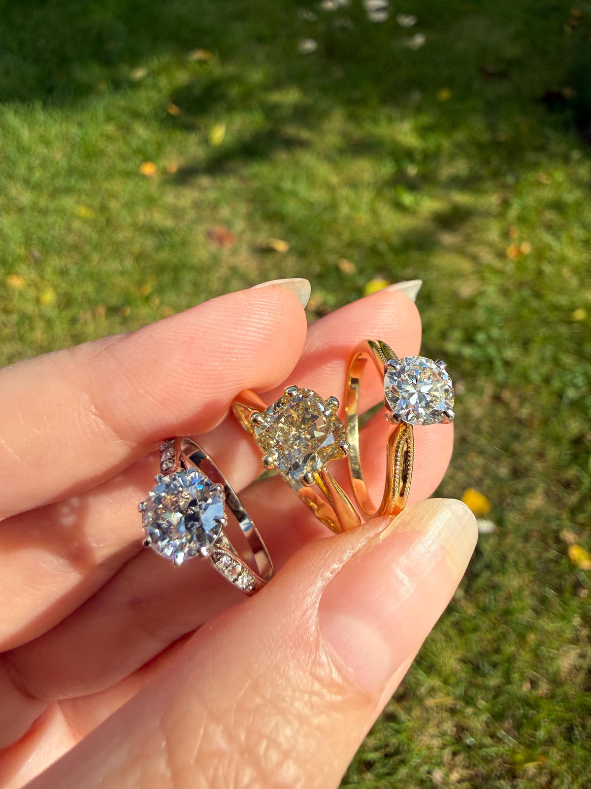 Antique Art Deco One Carat + Natural Old European Cut DIAMOND Solitaire Engagement Ring Old Mine Stacker 18k White Gold Wedding