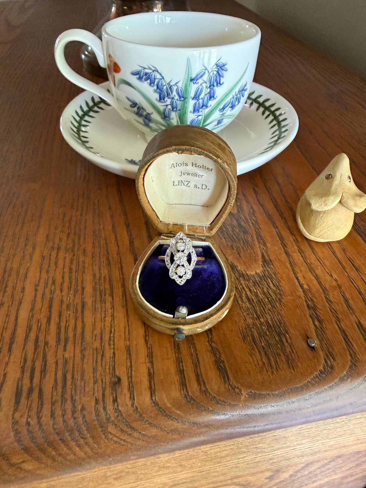 French Antique Belle Epoque Scrolled Shield Ring 1.3 Carats Natural Old Mine Rose Cut Diamond Ornate Art Nouveau 18k Gold Victorian