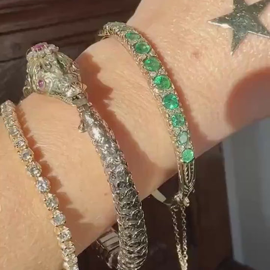 STAR Vintage 14k Gold Figural Necklace Celestial Pendant on Chain